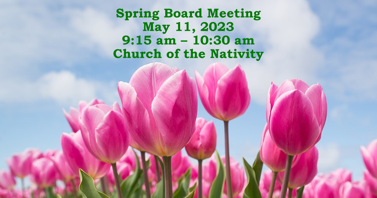 Board Meeting @ Church of the Nativity